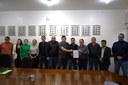 Câmara de Missal acompanha entrega da ordem de serviço para obras de pavimentação urbana