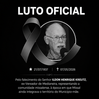 Câmara de Missal manifesta pesar pelo falecimento de Ildon Henrique Kreuz