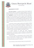 Câmara Municipal envia ofício ao STF referente ao Requerimento 09/2025