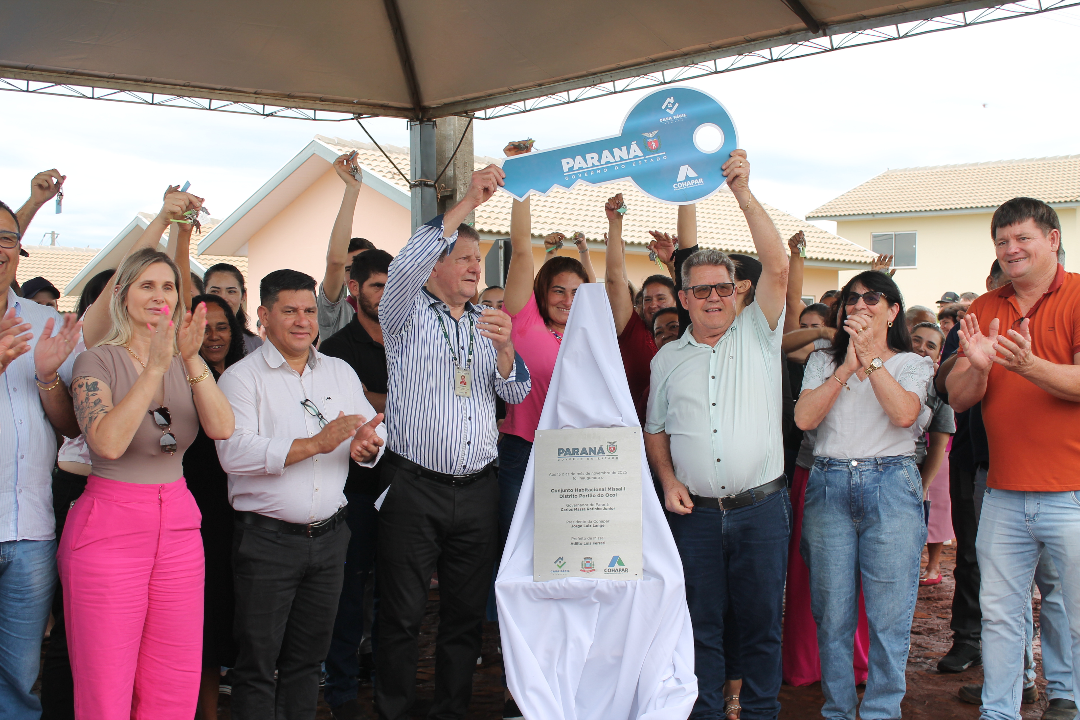 Legislativo de Missal acompanha entrega de 40 novas moradias no Distrito do Portão Ocoí