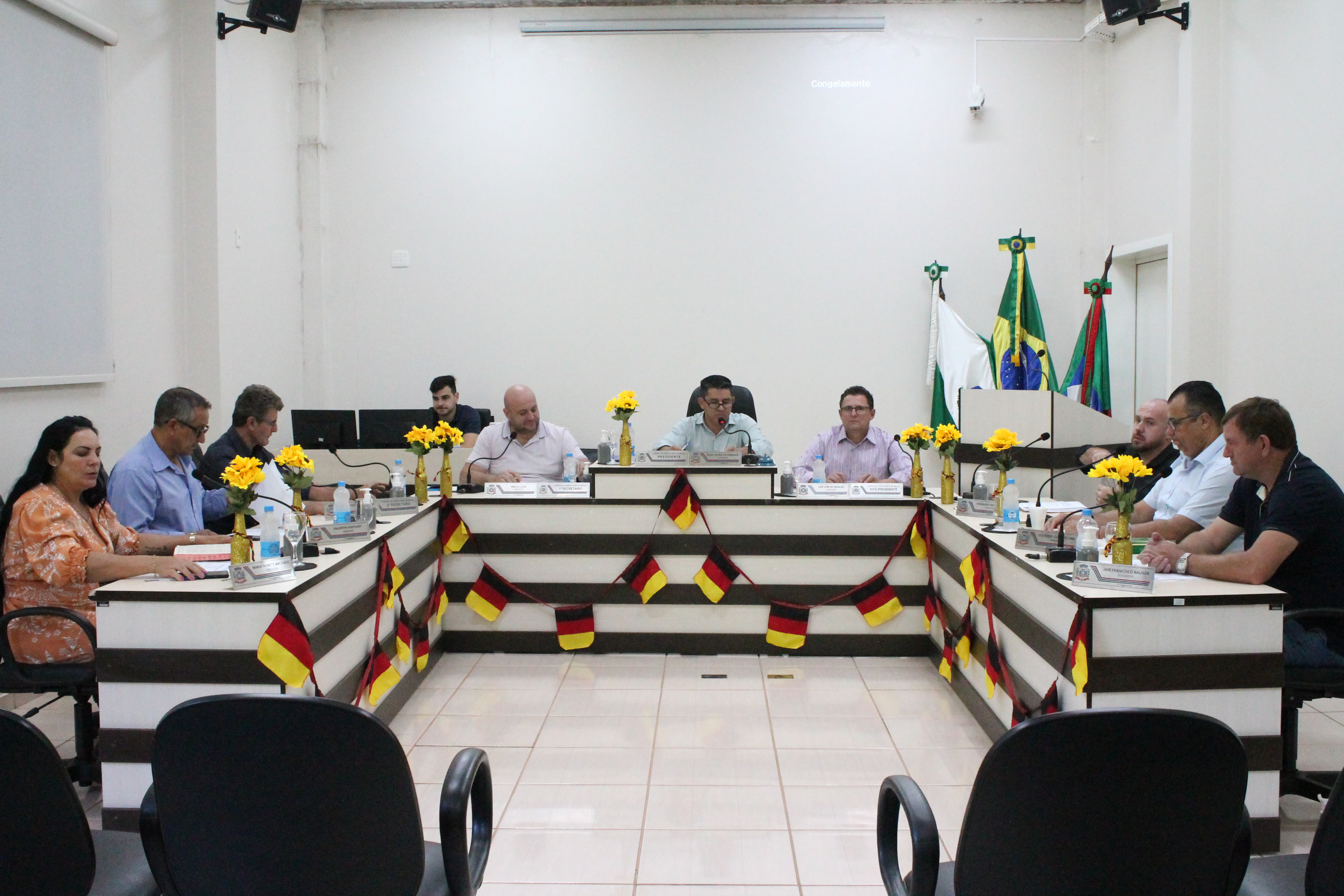 Os vereadores realizaram a 9ª Sessão Ordinária do Primeiro Período Legislativo de 2025