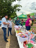 Presidente Elias Andrade Prestigia Feira Gastronômica e Cultural no Domingo