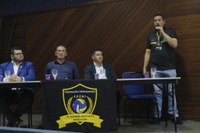 Presidente Elias e vereador Tarcísio prestigiam lançamento da Federação Paranaense de Esportes Adaptados para Pessoa Idosa em Toledo