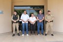 Visita do Tenente Coronel Skovronski e Tenente Gois à Câmara Fortalece Parceria com as Forças Armadas